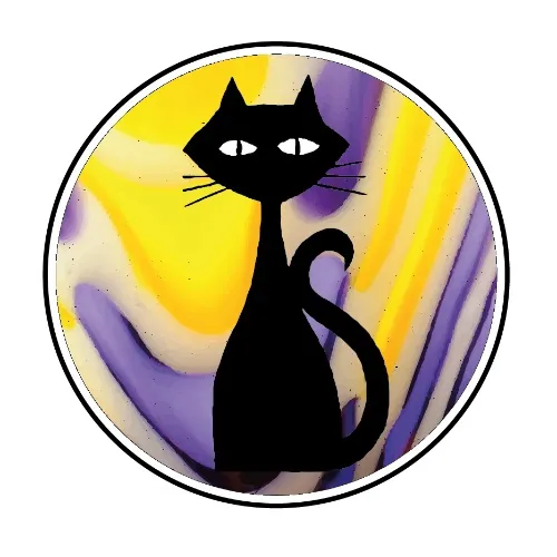Black Cat Glass Designs Logo