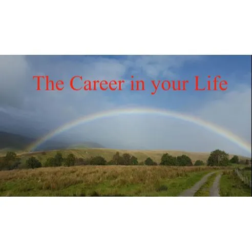 Adsum Auxilium (Help is Here) for The Career in Your Life Logo